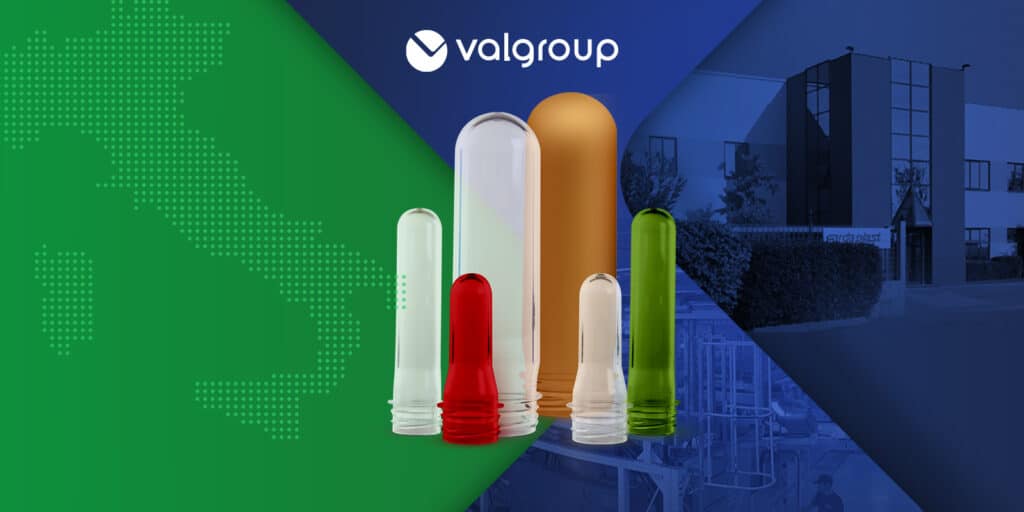 Valgroup expande suas operações no mercado italiano de preformas PET com a aquisição do Grupo Garda Plast