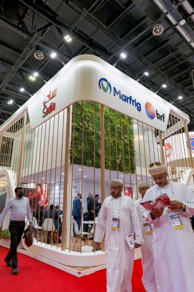 Marfrig e BRF apresentam inovações na Gulfood 2025 em Dubai