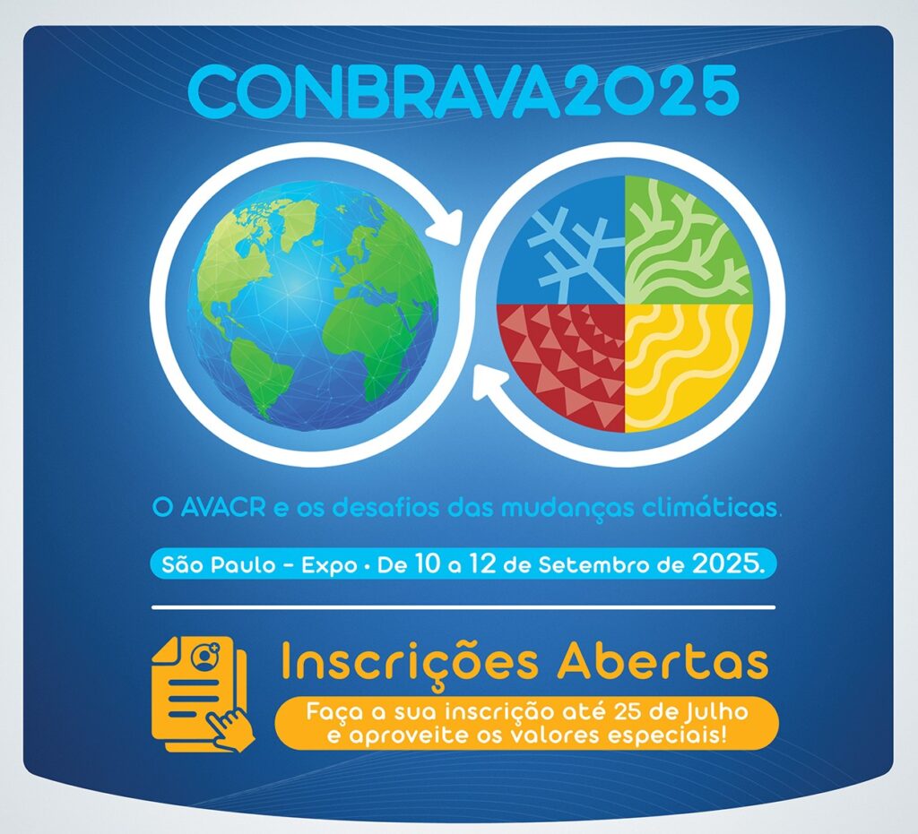 CONBRAVA chega à 19ª edição com foco nos desafios climáticos e no futuro do setor AVACR. Inscrições abertas
