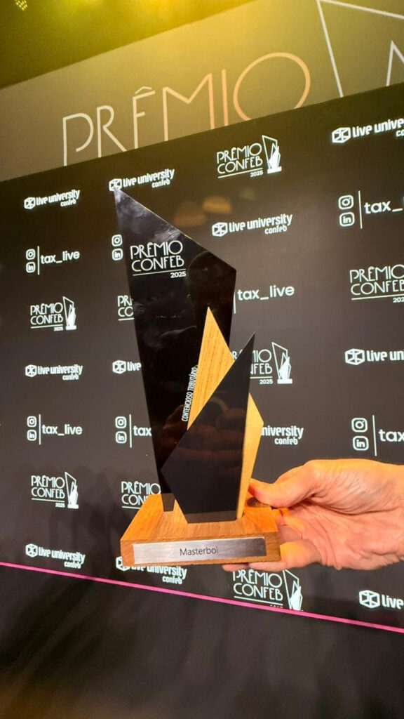 Masterboi é reconhecida no Prêmio CONFEB 2025 por excelência em governança tributária