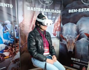 Defesa Agropecuária promove experiência imersiva em frigorífico virtual durante a Feicorte 2026