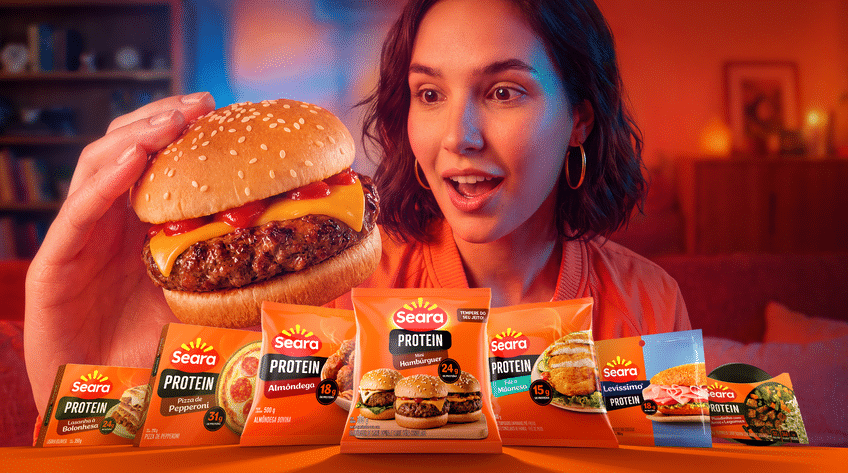 Seara amplia sua linha proteica, através de uma nova campanha que destaca que sabor e praticidade podem se somar a proteína