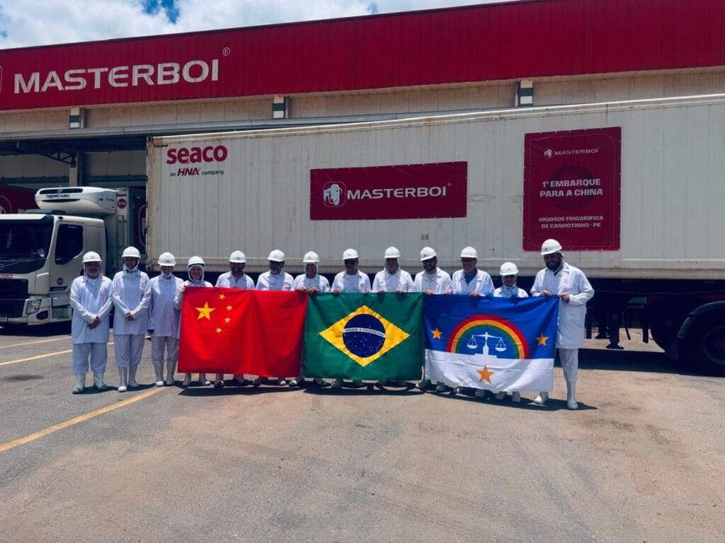 Masterboi embarcou carne para China
